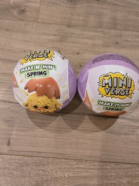 NWT Miniverse Make It Mini SPRING Series 3 (2026) – Sealed Mystery Balls X2
